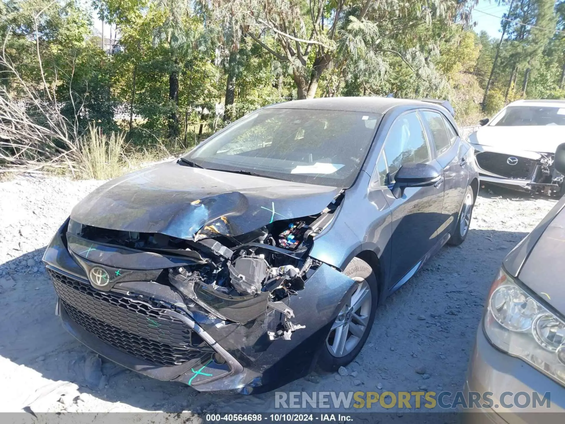 2 Photograph of a damaged car JTND4MBE7N3184814 TOYOTA COROLLA 2022