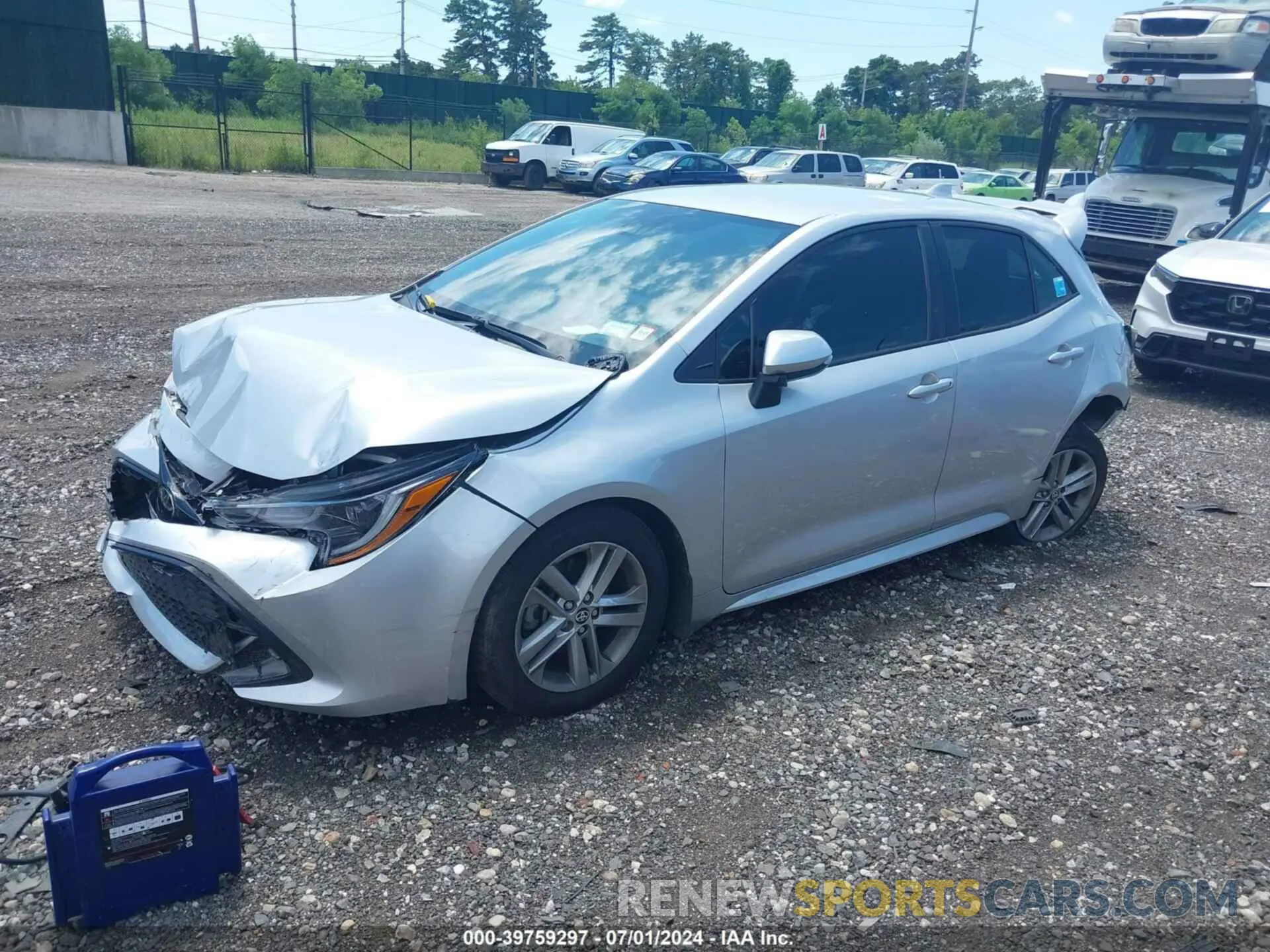 2 Photograph of a damaged car JTND4MBE7N3187728 TOYOTA COROLLA 2022