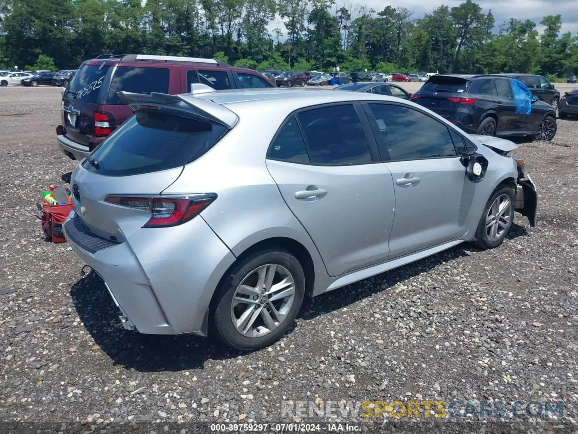 4 Photograph of a damaged car JTND4MBE7N3187728 TOYOTA COROLLA 2022