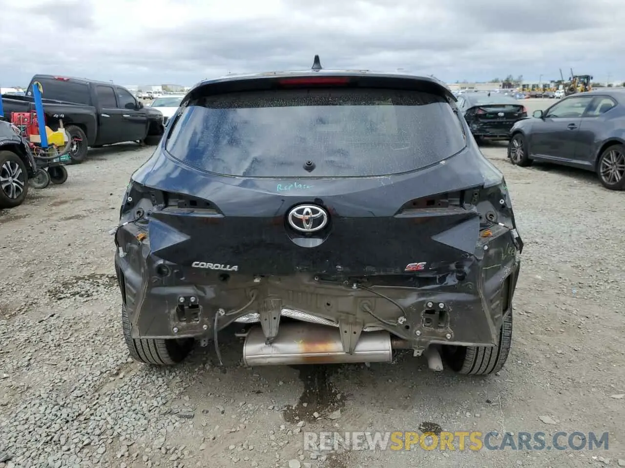 6 Photograph of a damaged car JTND4MBE8N3155502 TOYOTA COROLLA 2022