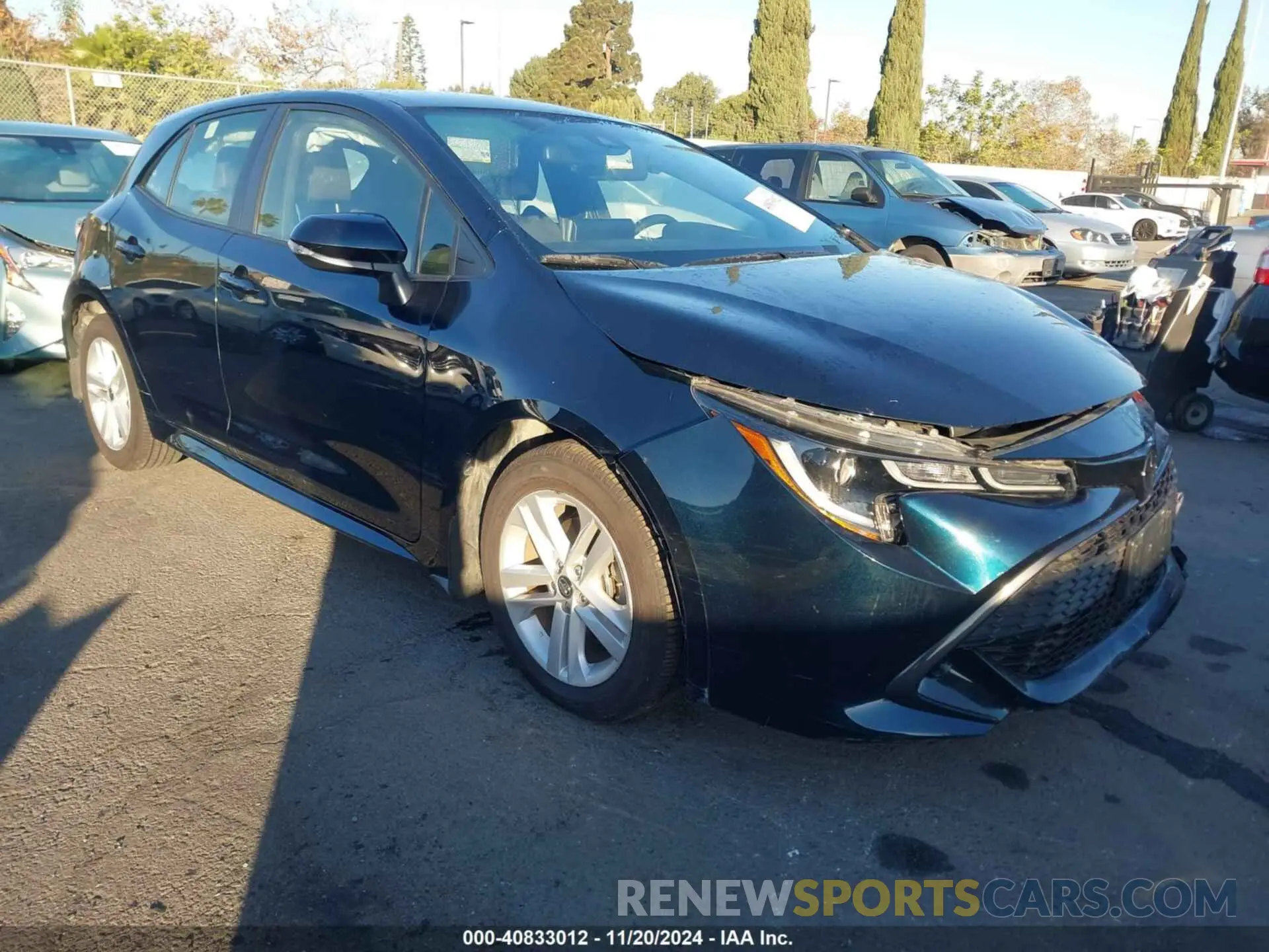 1 Photograph of a damaged car JTND4MBE8N3181128 TOYOTA COROLLA 2022