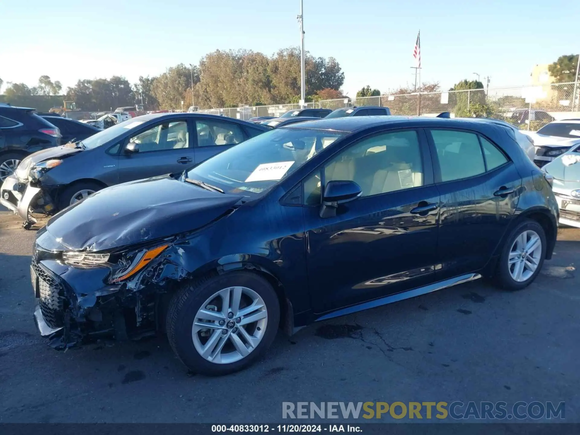 15 Photograph of a damaged car JTND4MBE8N3181128 TOYOTA COROLLA 2022