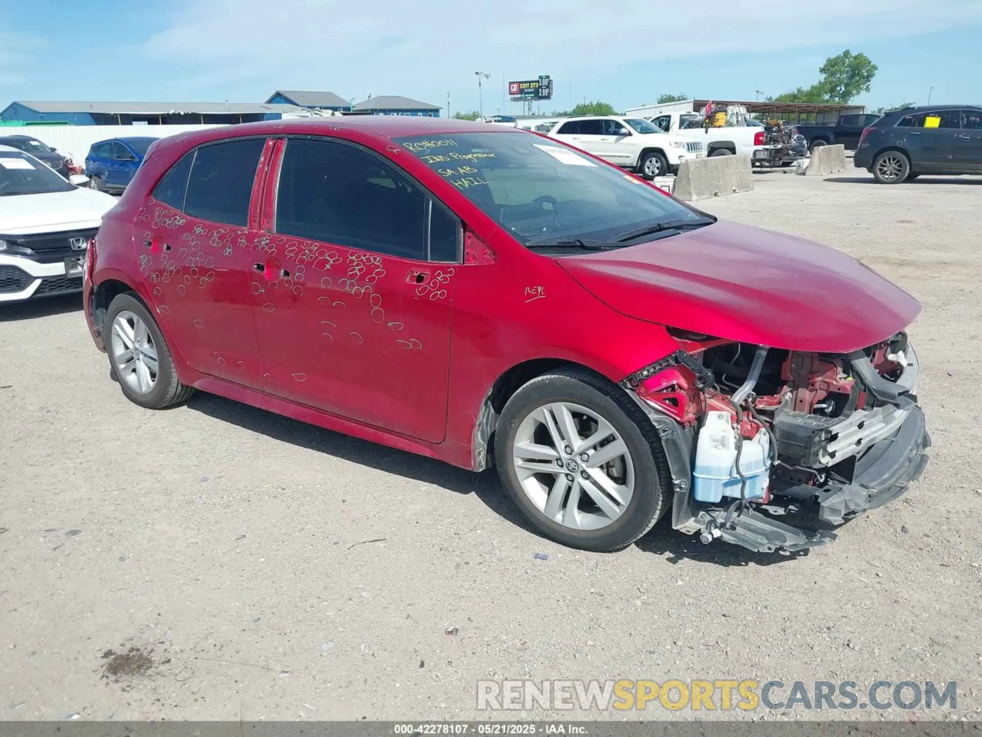 1 Photograph of a damaged car JTND4MBE8N3181730 TOYOTA COROLLA 2022