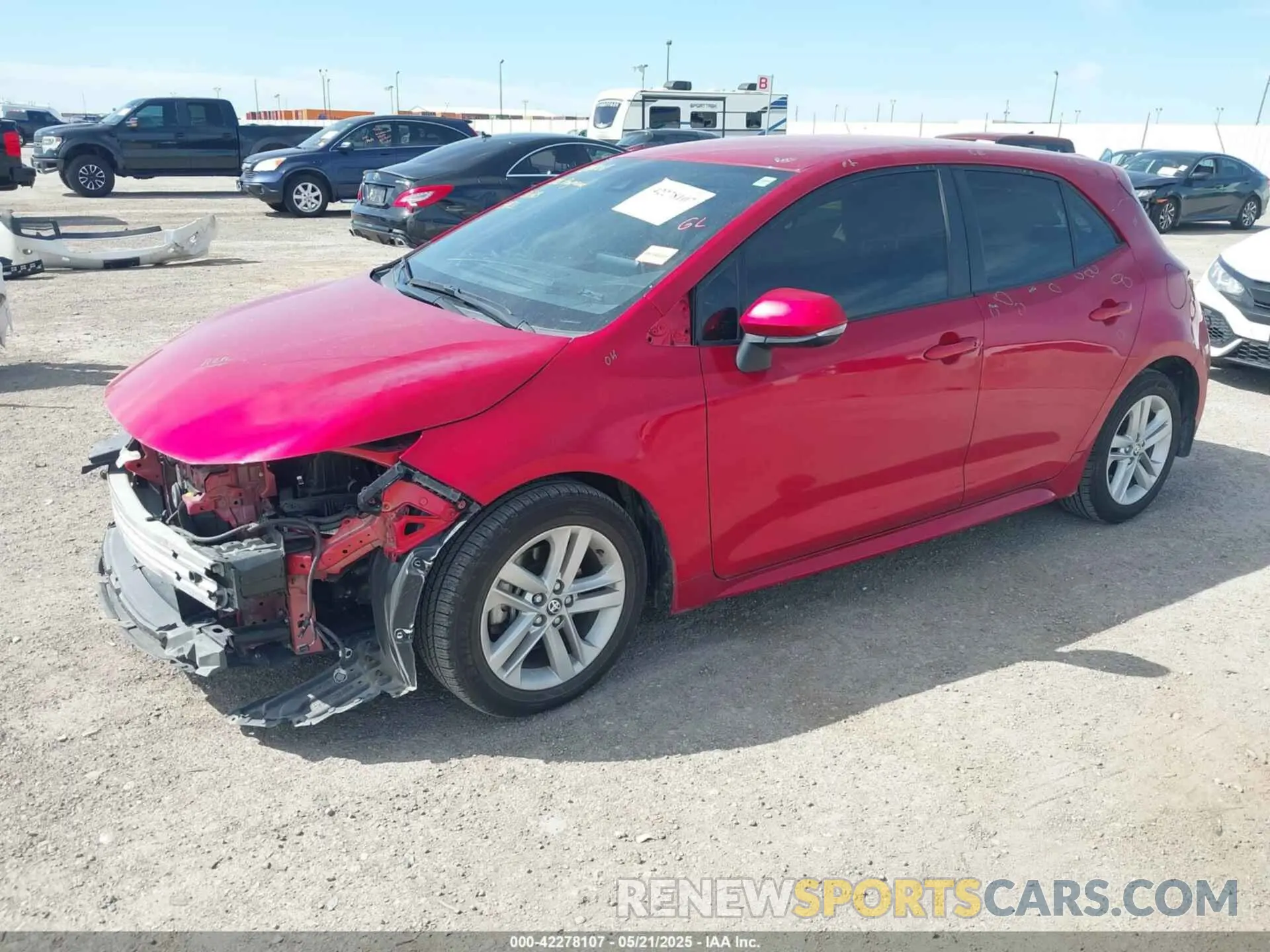 2 Photograph of a damaged car JTND4MBE8N3181730 TOYOTA COROLLA 2022