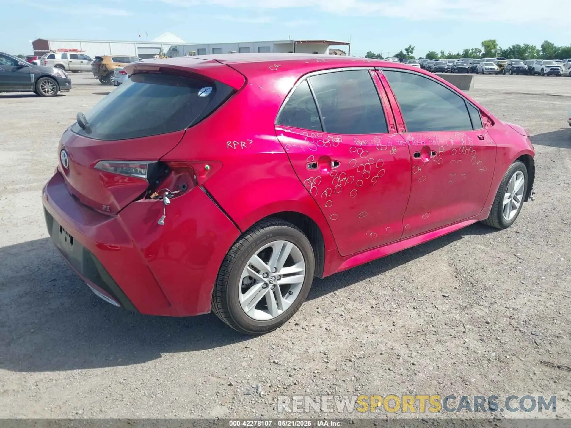 4 Photograph of a damaged car JTND4MBE8N3181730 TOYOTA COROLLA 2022