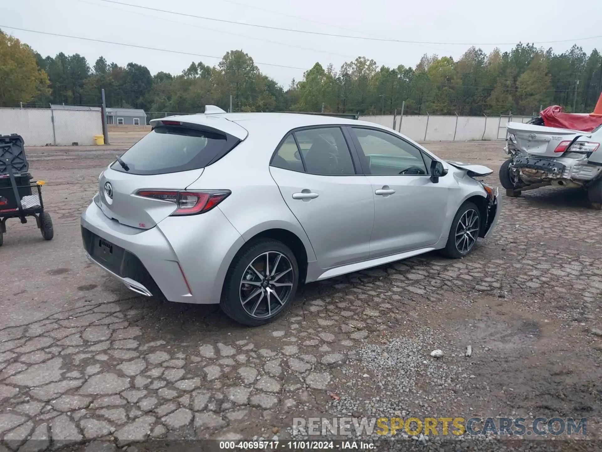 4 Photograph of a damaged car JTND4MBE8N3191318 TOYOTA COROLLA 2022