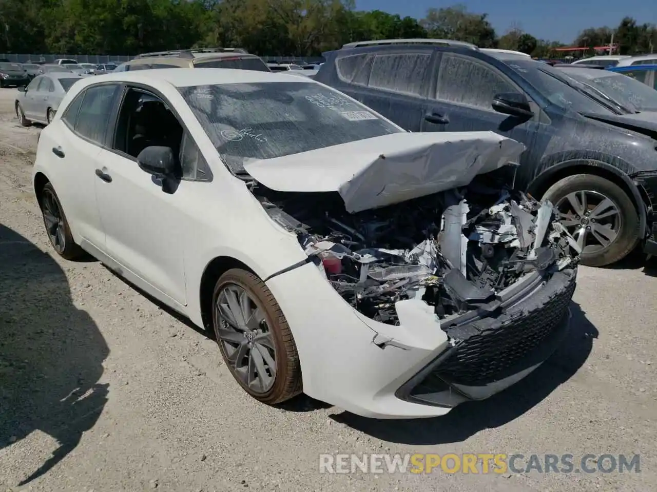 1 Photograph of a damaged car JTND4MBE9N3157999 TOYOTA COROLLA 2022