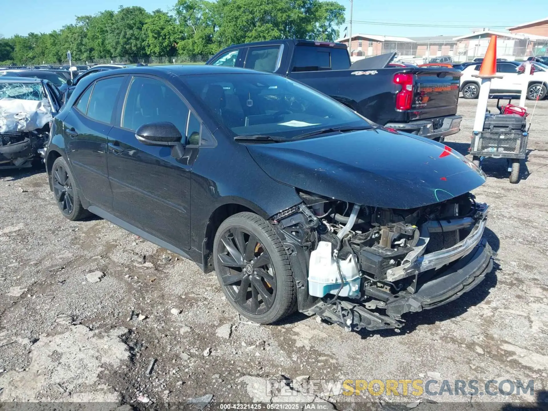 1 Photograph of a damaged car JTND4MBE9N3169747 TOYOTA COROLLA 2022