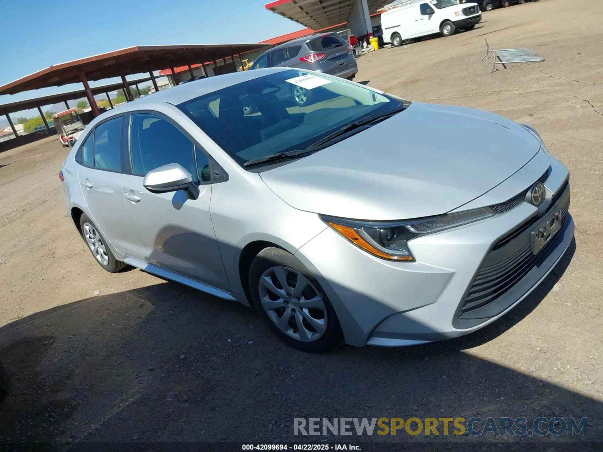 1 Photograph of a damaged car 5YFB4MDE0PP001871 TOYOTA COROLLA 2023