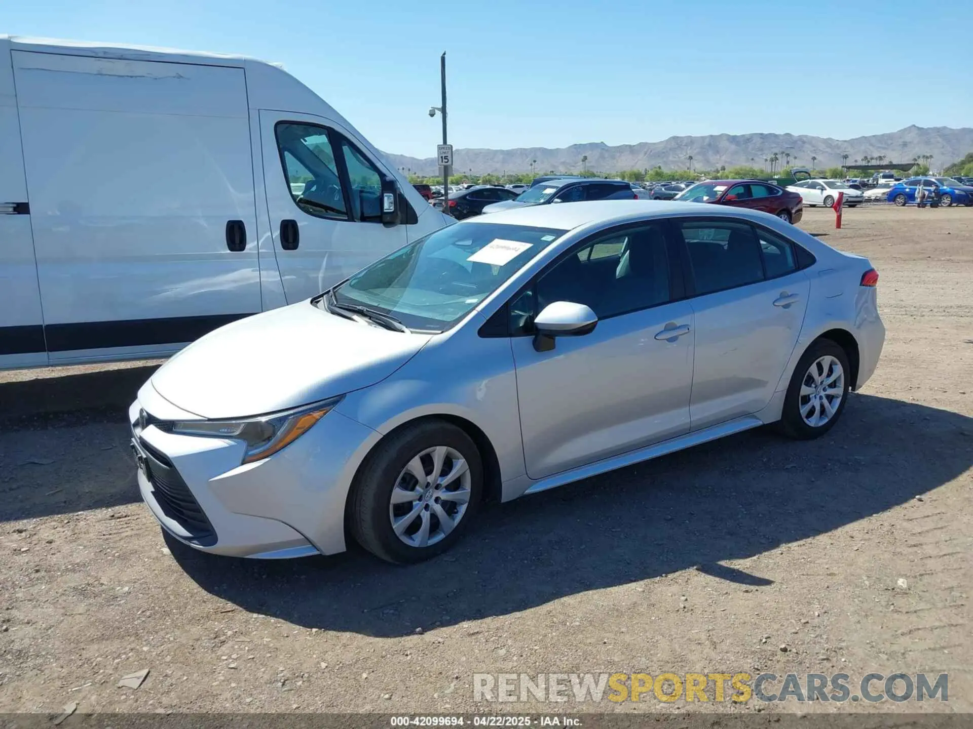 2 Photograph of a damaged car 5YFB4MDE0PP001871 TOYOTA COROLLA 2023