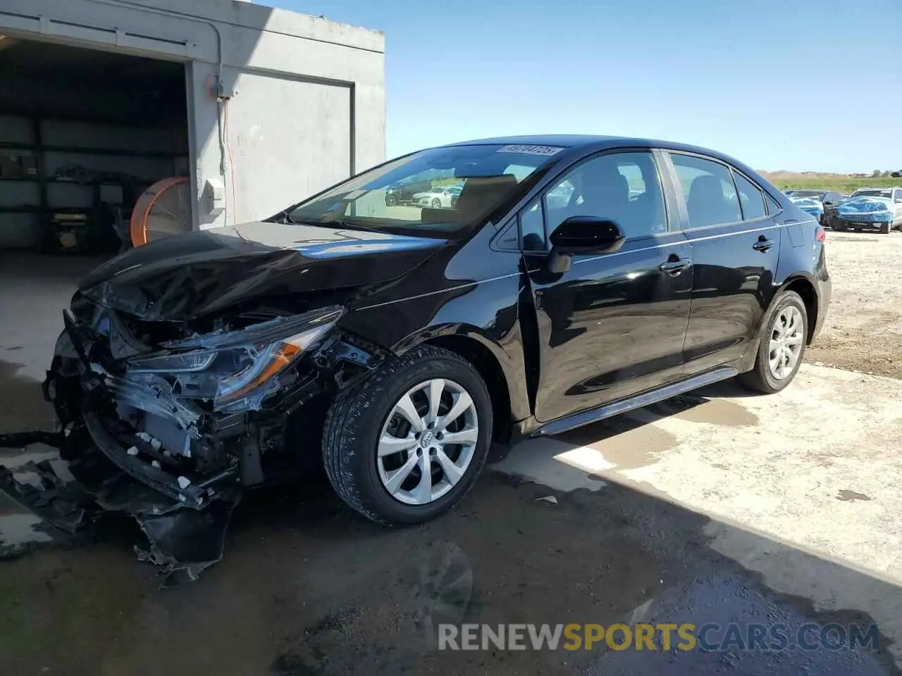 1 Photograph of a damaged car 5YFB4MDE0PP004379 TOYOTA COROLLA 2023