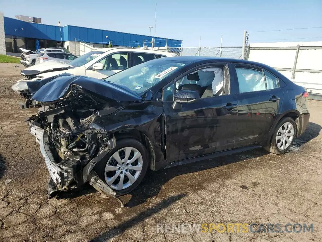 1 Photograph of a damaged car 5YFB4MDE0PP012336 TOYOTA COROLLA 2023