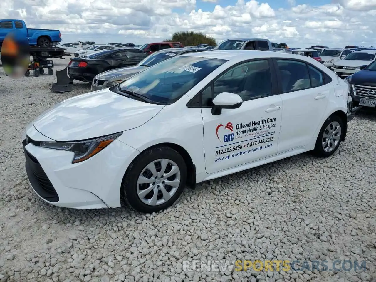 1 Photograph of a damaged car 5YFB4MDE0PP014510 TOYOTA COROLLA 2023