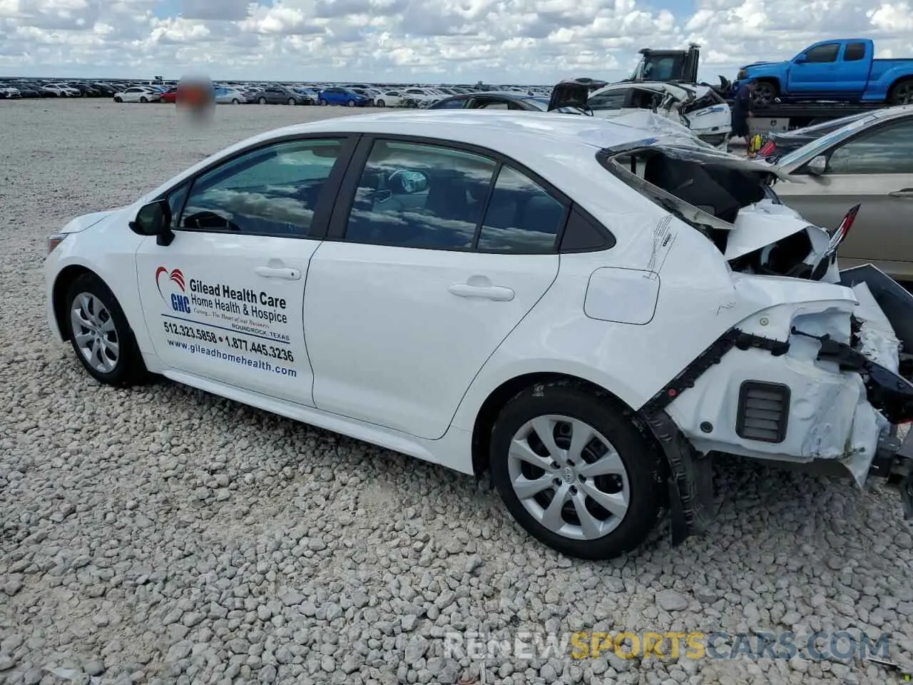 2 Photograph of a damaged car 5YFB4MDE0PP014510 TOYOTA COROLLA 2023