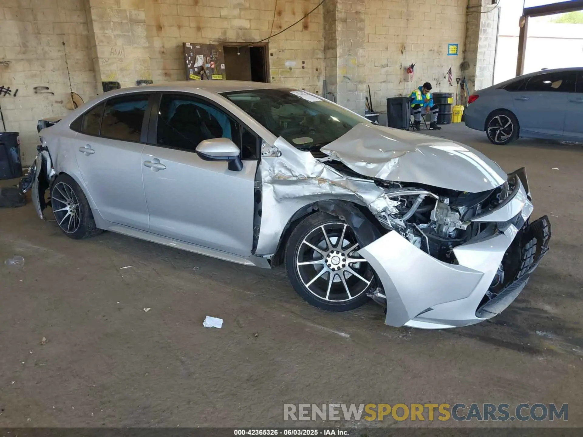 1 Photograph of a damaged car 5YFB4MDE0PP027905 TOYOTA COROLLA 2023