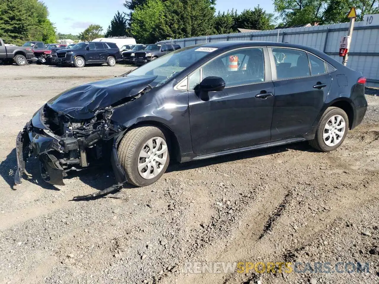 1 Photograph of a damaged car 5YFB4MDE0PP033896 TOYOTA COROLLA 2023