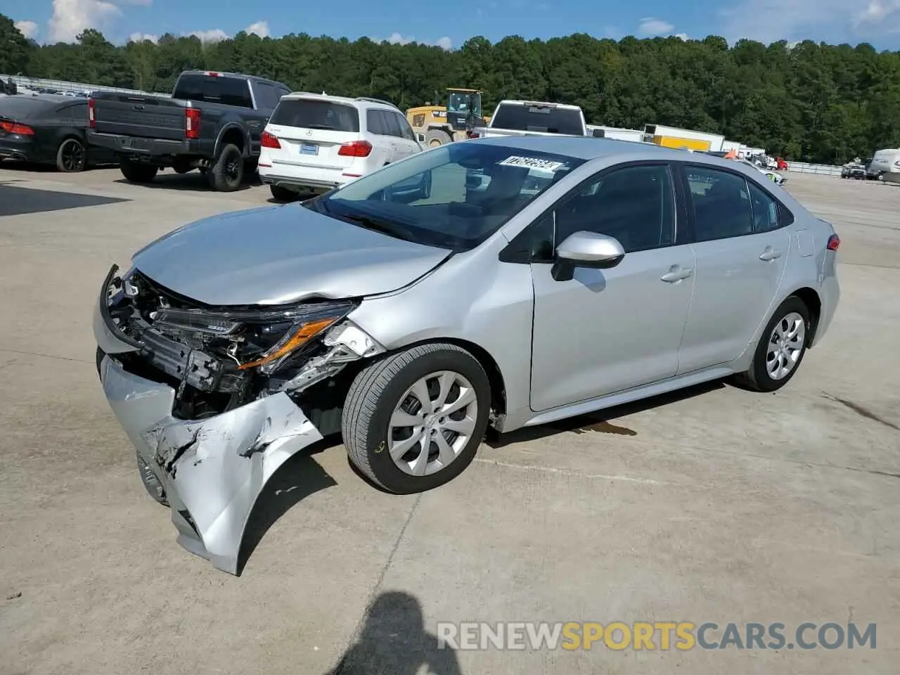 1 Photograph of a damaged car 5YFB4MDE0PP033980 TOYOTA COROLLA 2023