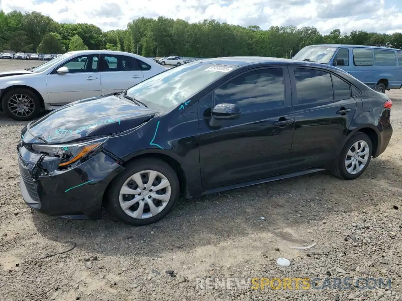 1 Photograph of a damaged car 5YFB4MDE0PP035485 TOYOTA COROLLA 2023
