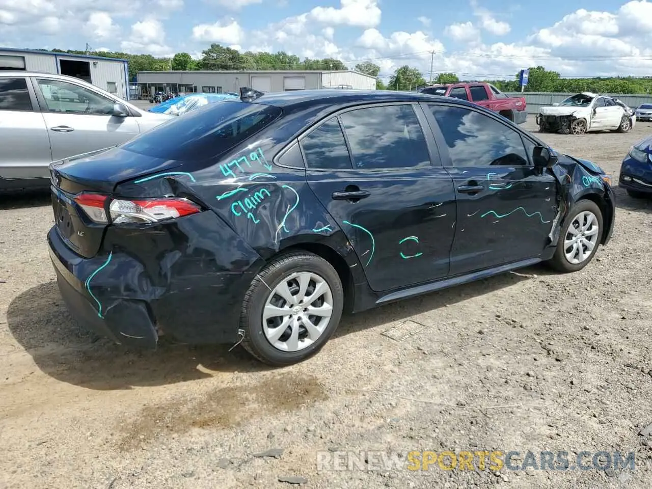 3 Photograph of a damaged car 5YFB4MDE0PP035485 TOYOTA COROLLA 2023
