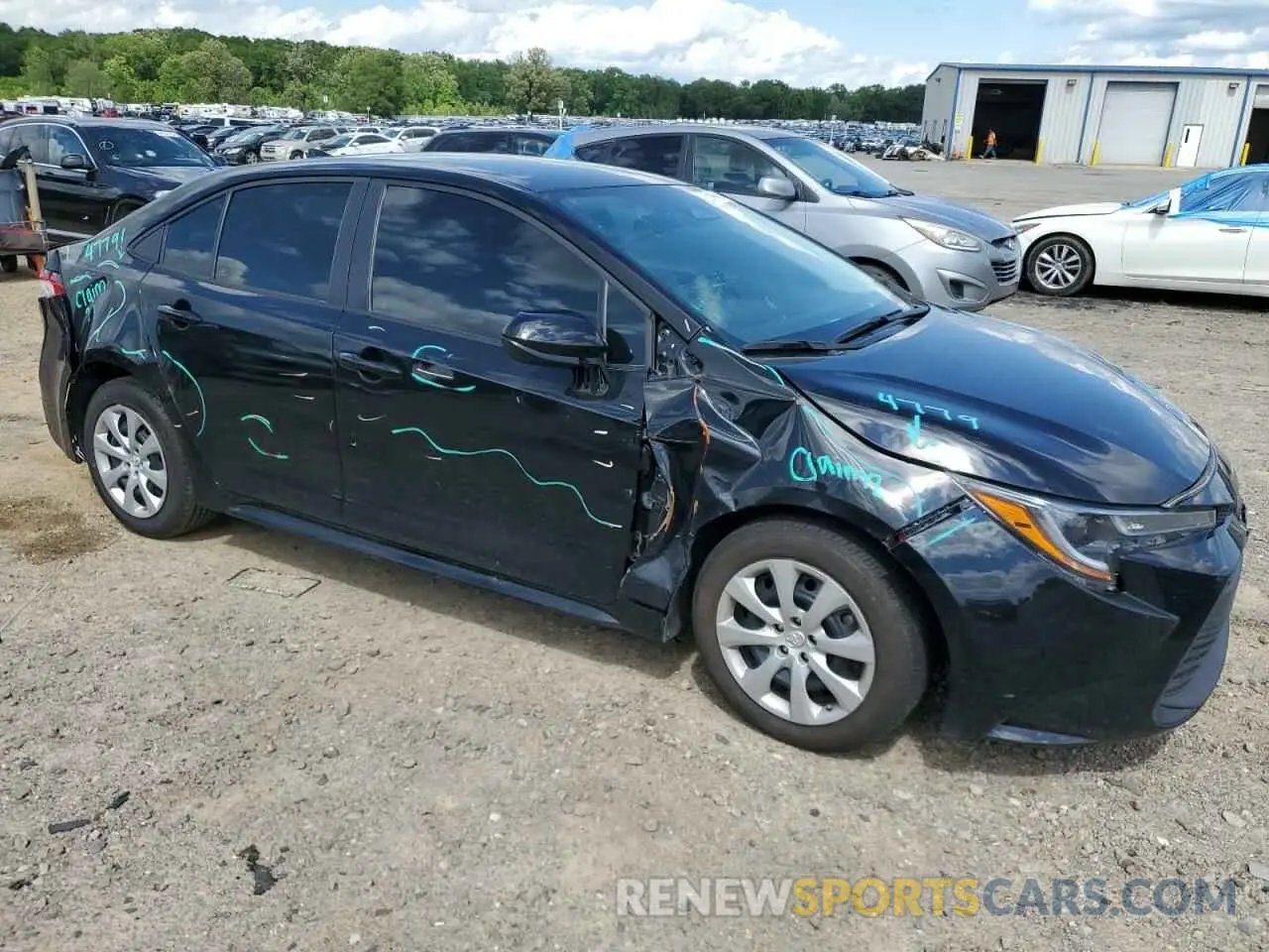 4 Photograph of a damaged car 5YFB4MDE0PP035485 TOYOTA COROLLA 2023