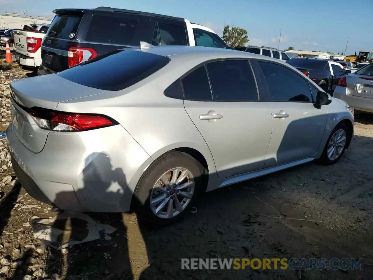 3 Photograph of a damaged car 5YFB4MDE0PP041299 TOYOTA COROLLA 2023