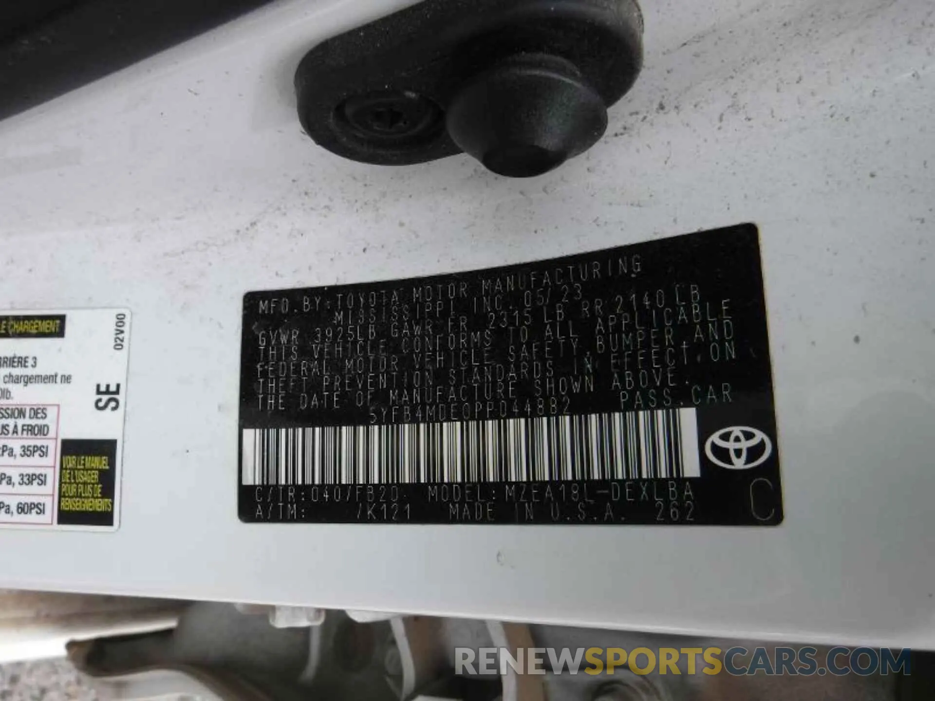 12 Photograph of a damaged car 5YFB4MDE0PP044882 TOYOTA COROLLA 2023