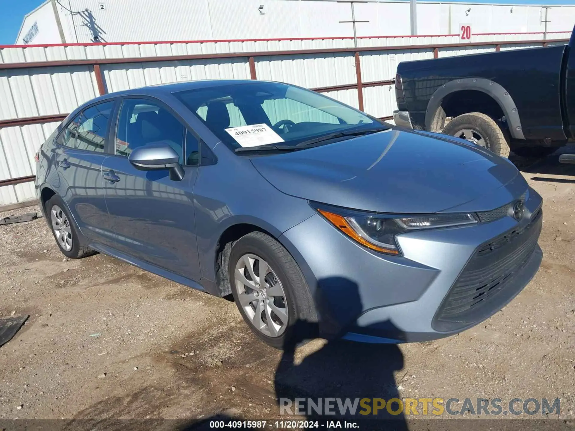 1 Photograph of a damaged car 5YFB4MDE0PP046549 TOYOTA COROLLA 2023