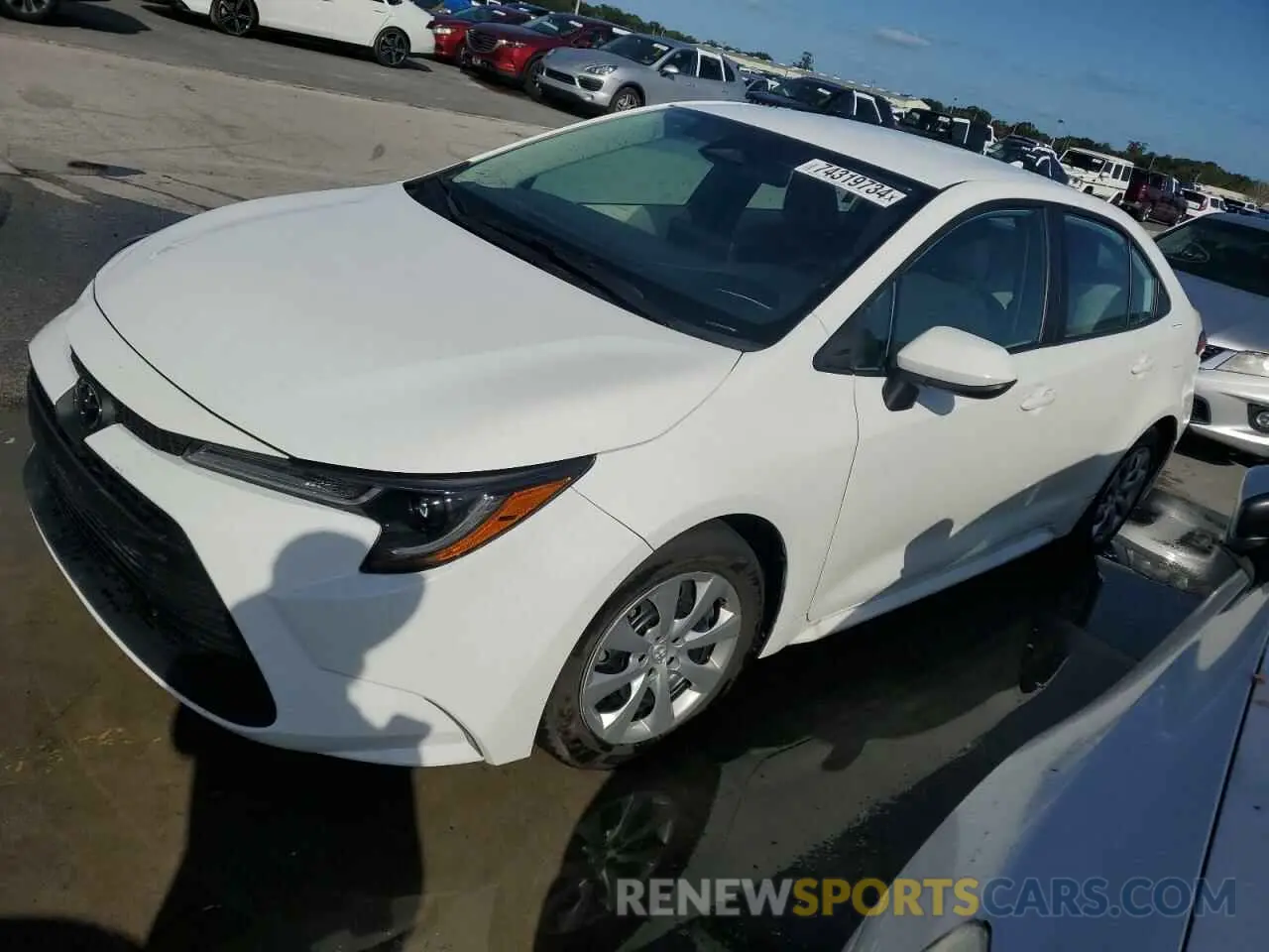 1 Photograph of a damaged car 5YFB4MDE0PP048107 TOYOTA COROLLA 2023