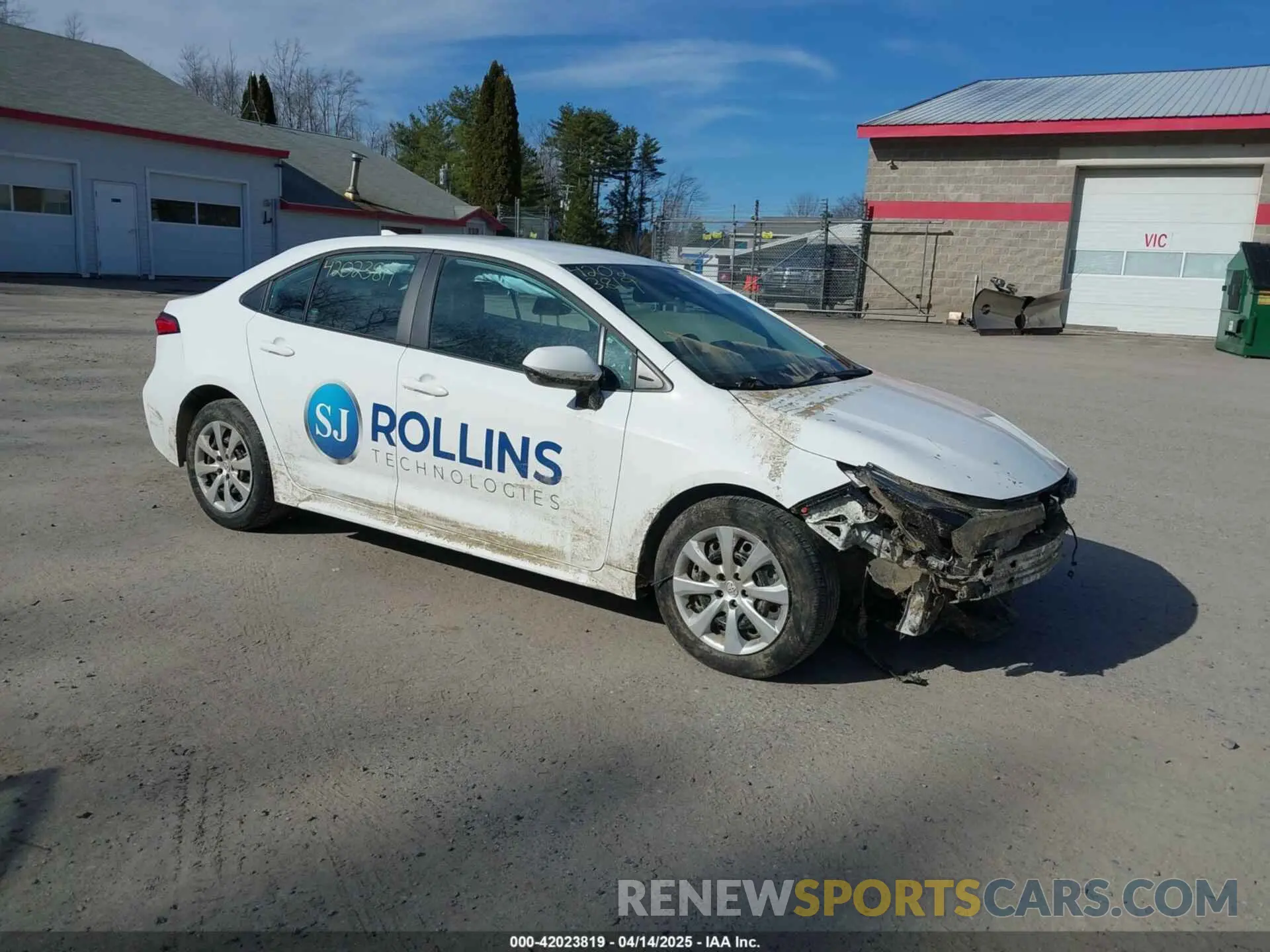 1 Photograph of a damaged car 5YFB4MDE0PP051735 TOYOTA COROLLA 2023