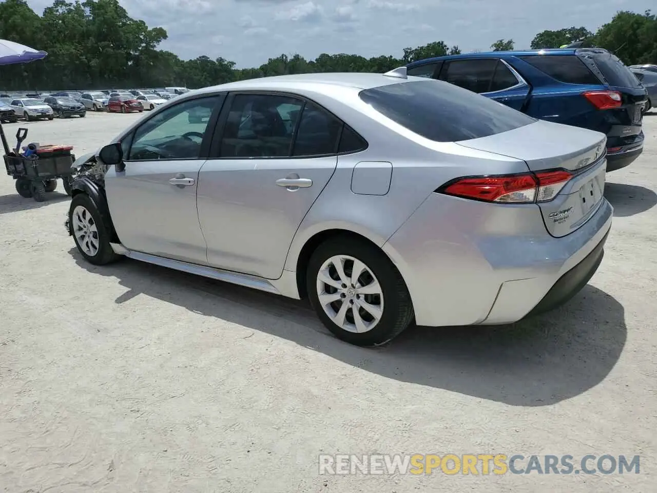 2 Photograph of a damaged car 5YFB4MDE0PP053551 TOYOTA COROLLA 2023