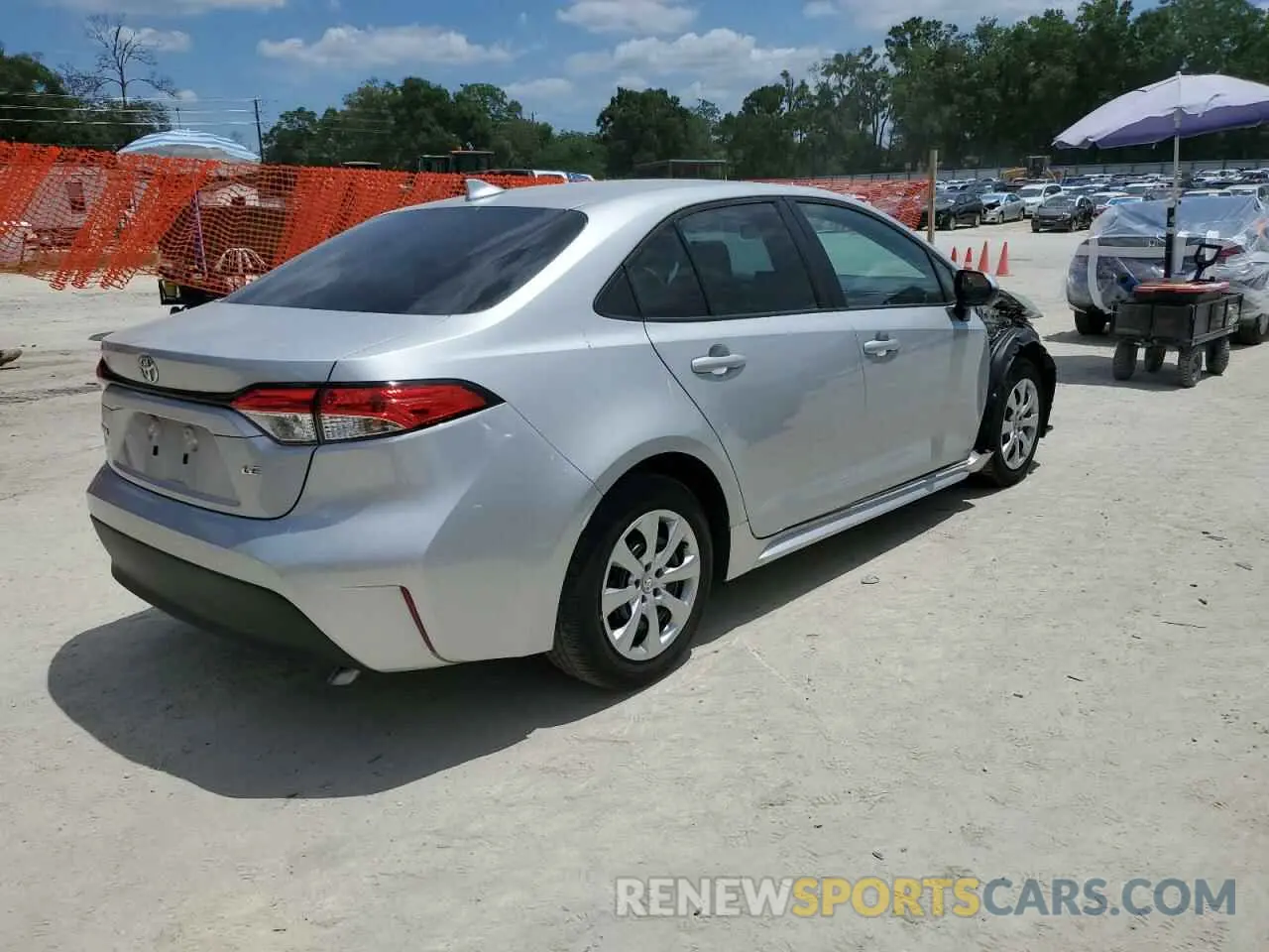 3 Photograph of a damaged car 5YFB4MDE0PP053551 TOYOTA COROLLA 2023
