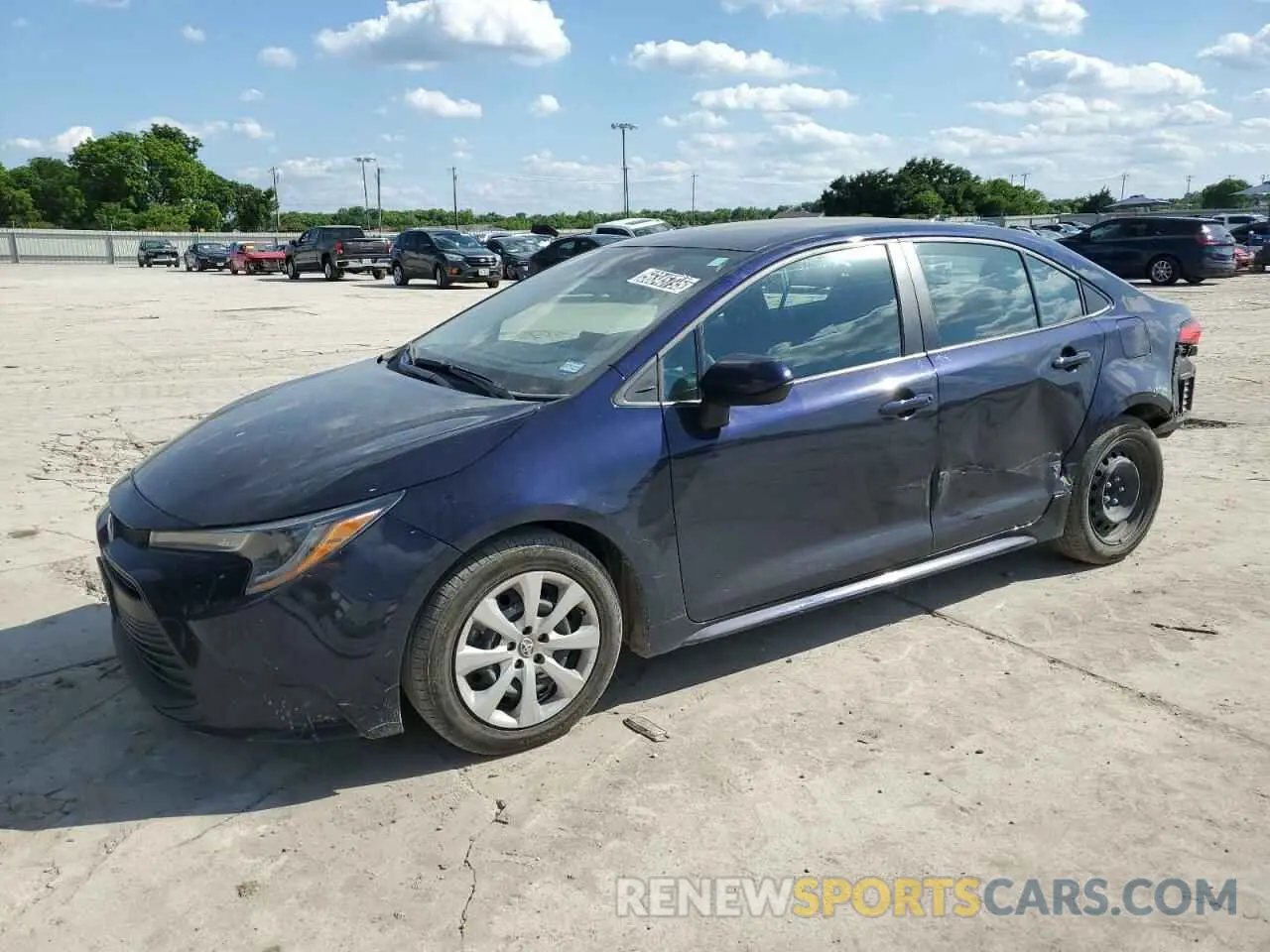1 Photograph of a damaged car 5YFB4MDE0PP068115 TOYOTA COROLLA 2023