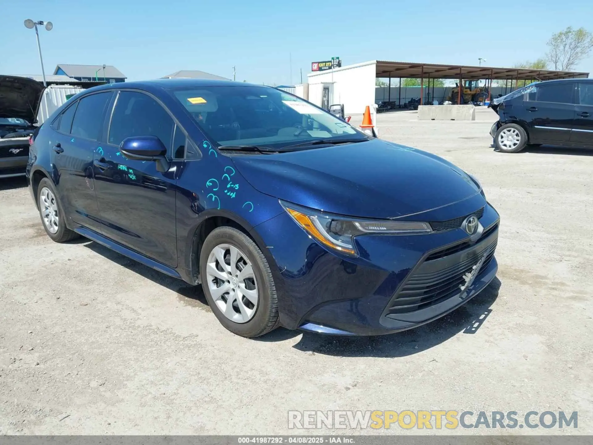 1 Photograph of a damaged car 5YFB4MDE0PP076618 TOYOTA COROLLA 2023