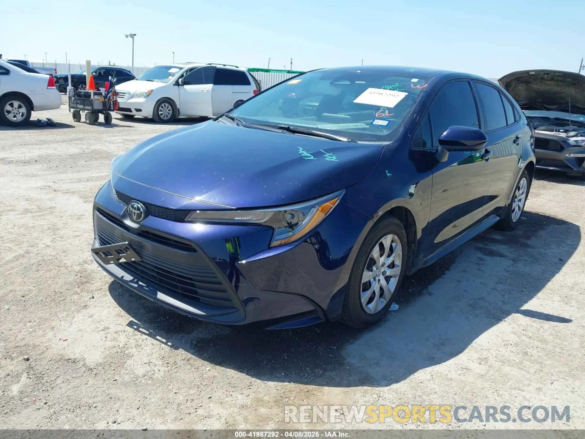 2 Photograph of a damaged car 5YFB4MDE0PP076618 TOYOTA COROLLA 2023