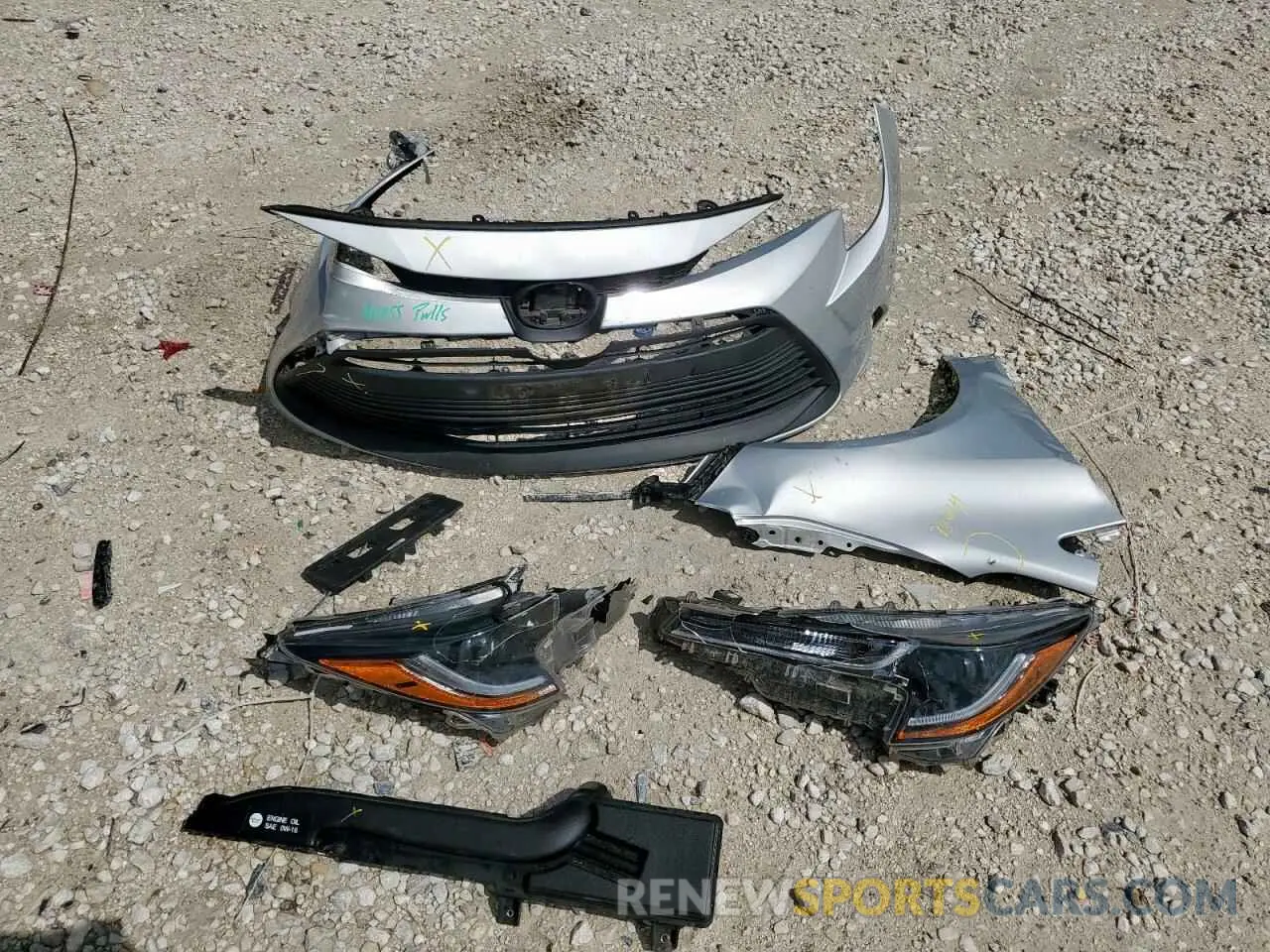 12 Photograph of a damaged car 5YFB4MDE1PP001653 TOYOTA COROLLA 2023