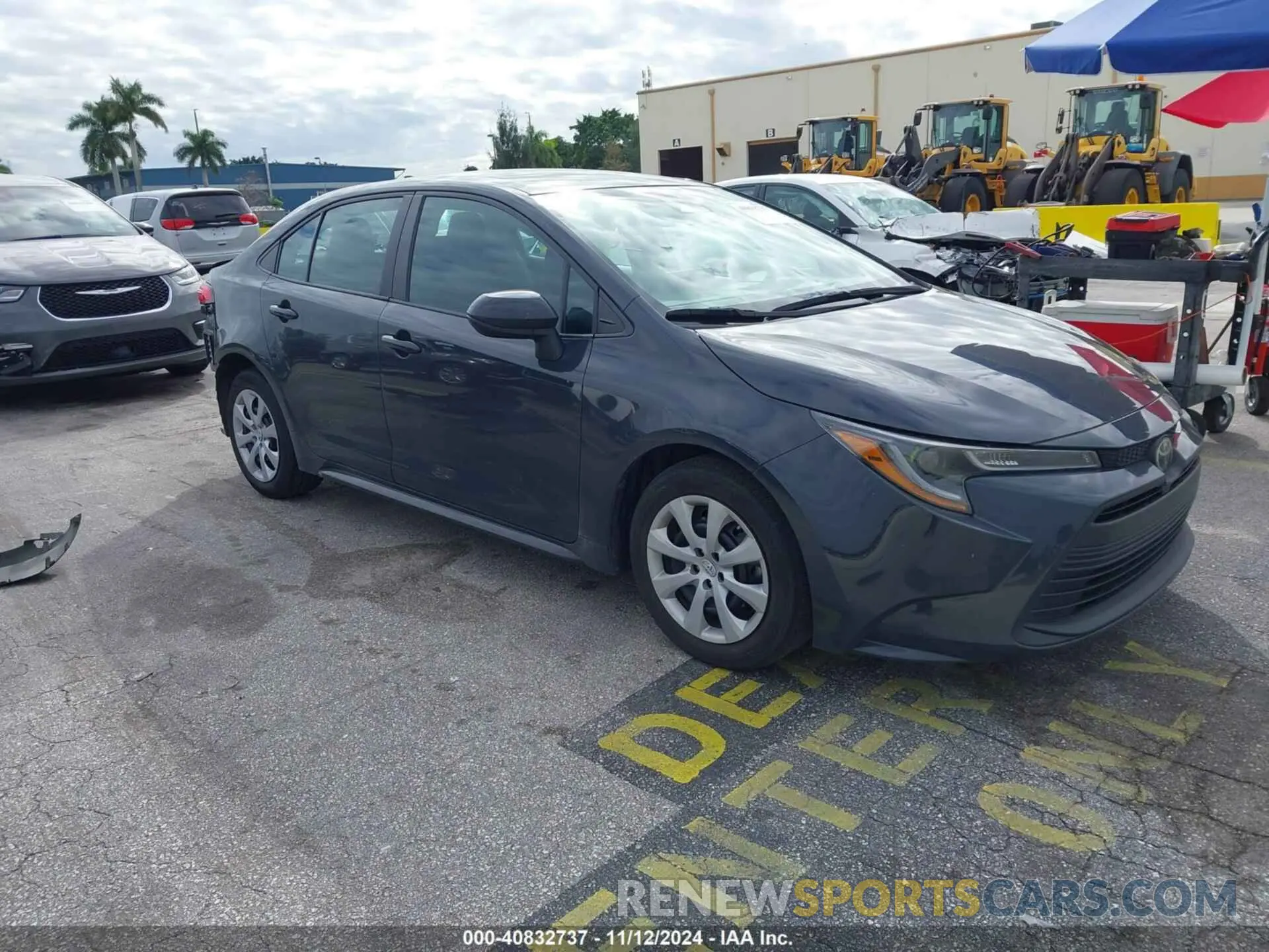 1 Photograph of a damaged car 5YFB4MDE1PP015021 TOYOTA COROLLA 2023