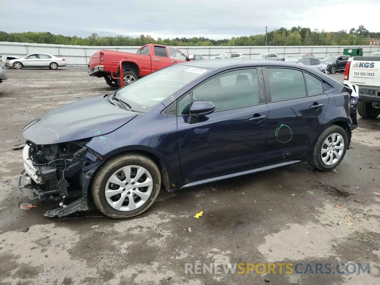 1 Photograph of a damaged car 5YFB4MDE1PP020381 TOYOTA COROLLA 2023