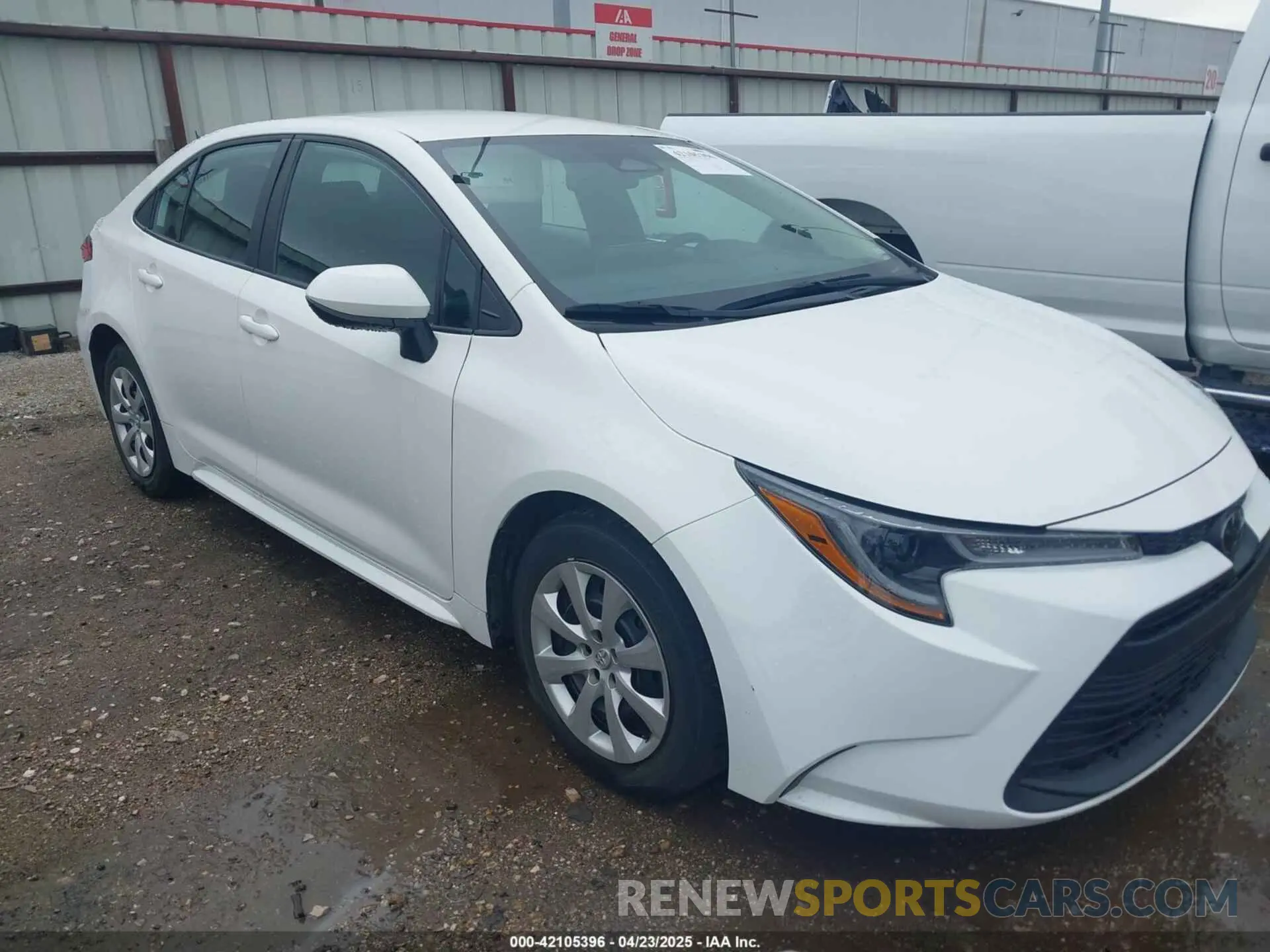 1 Photograph of a damaged car 5YFB4MDE1PP022468 TOYOTA COROLLA 2023