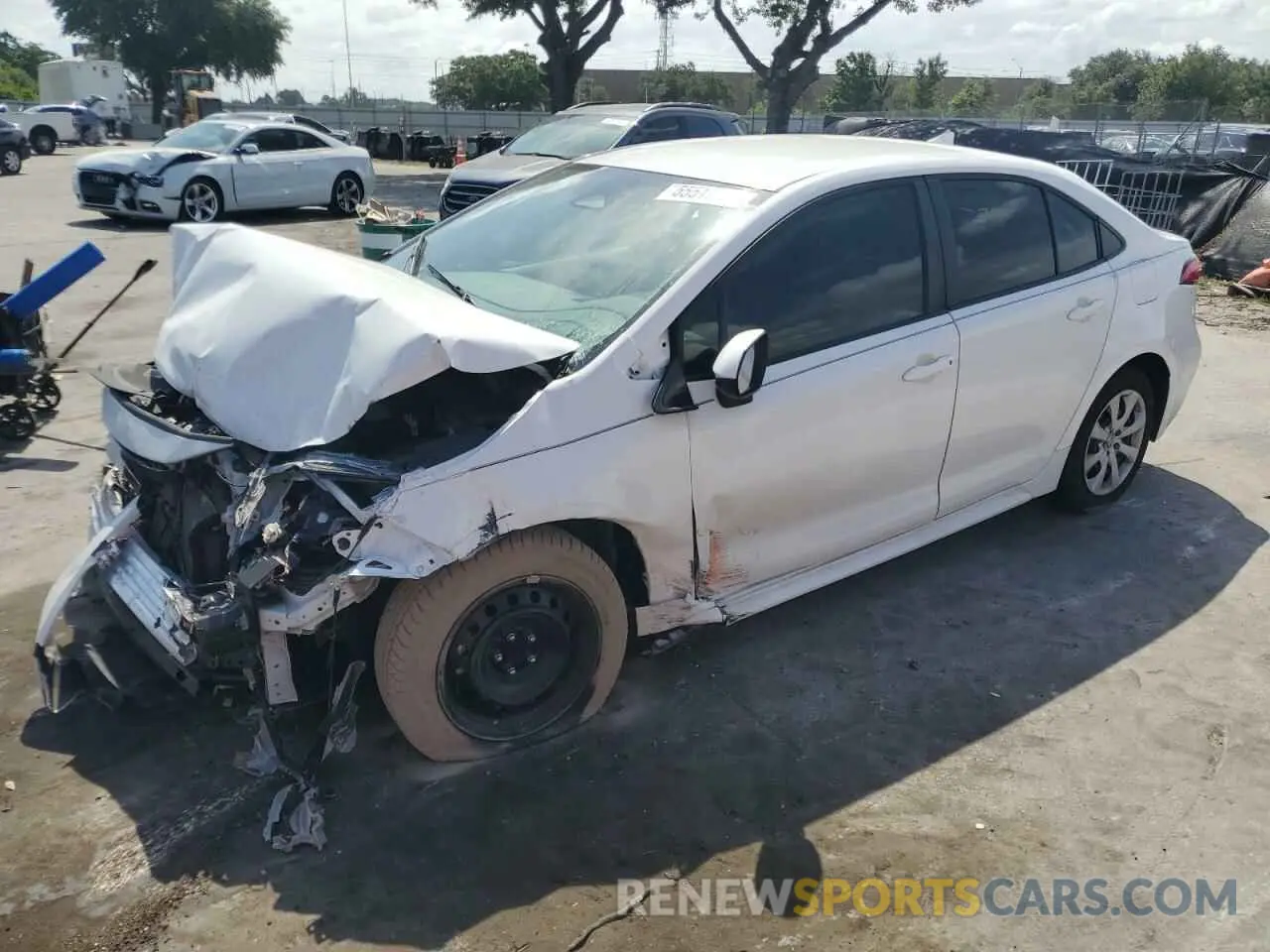 1 Photograph of a damaged car 5YFB4MDE1PP023278 TOYOTA COROLLA 2023