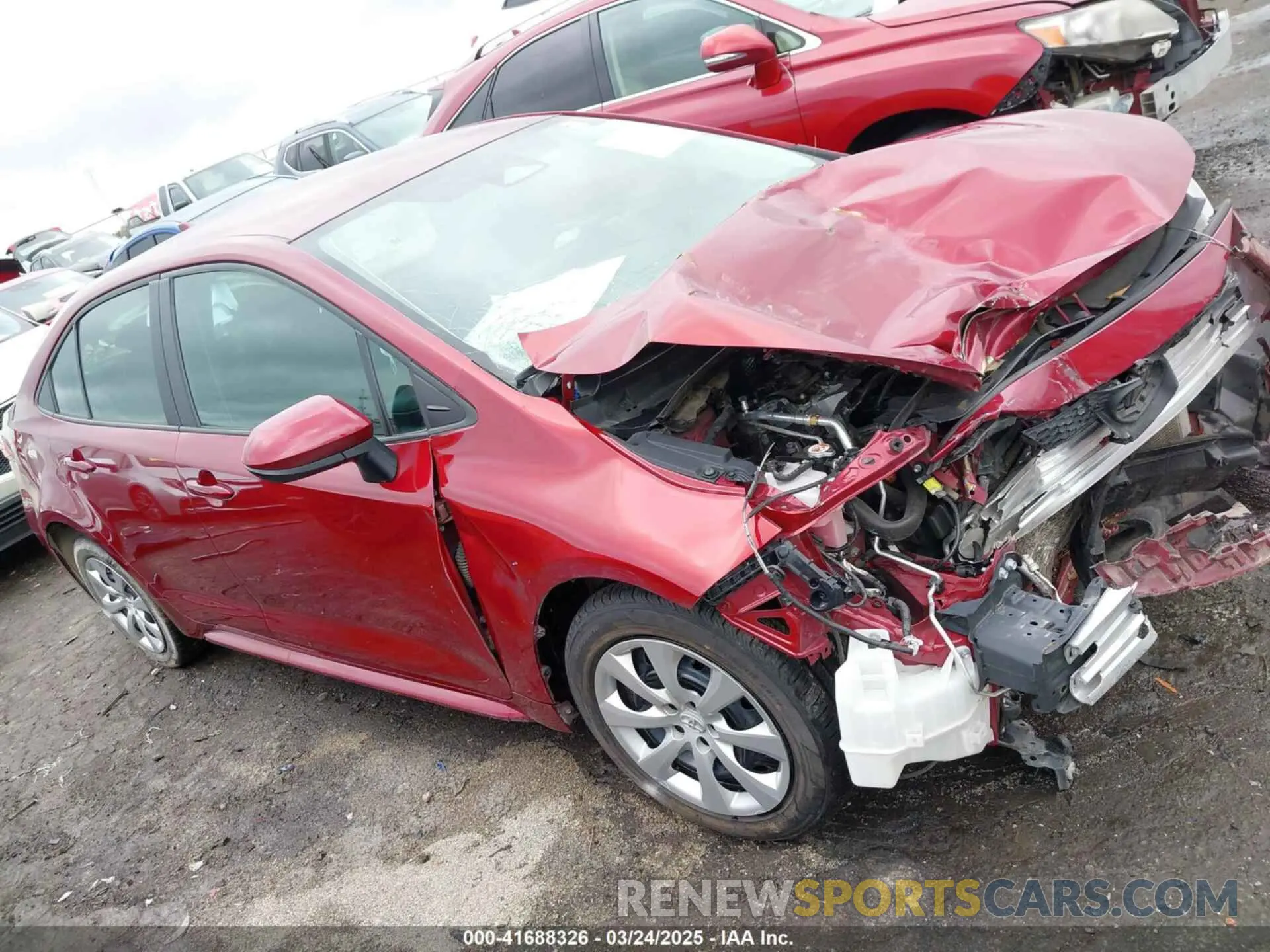 1 Photograph of a damaged car 5YFB4MDE1PP023524 TOYOTA COROLLA 2023
