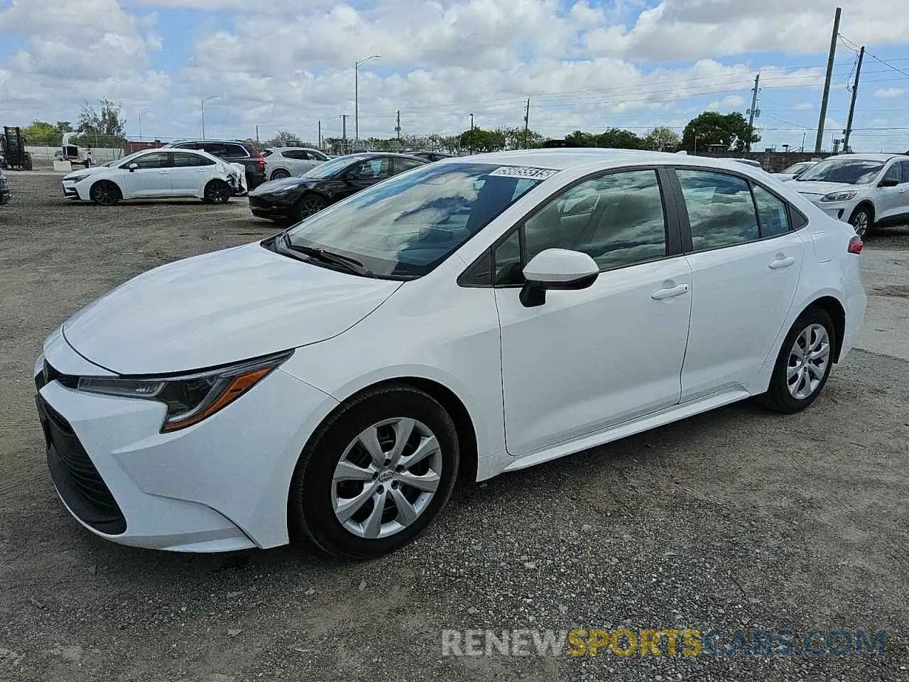 1 Photograph of a damaged car 5YFB4MDE1PP038427 TOYOTA COROLLA 2023