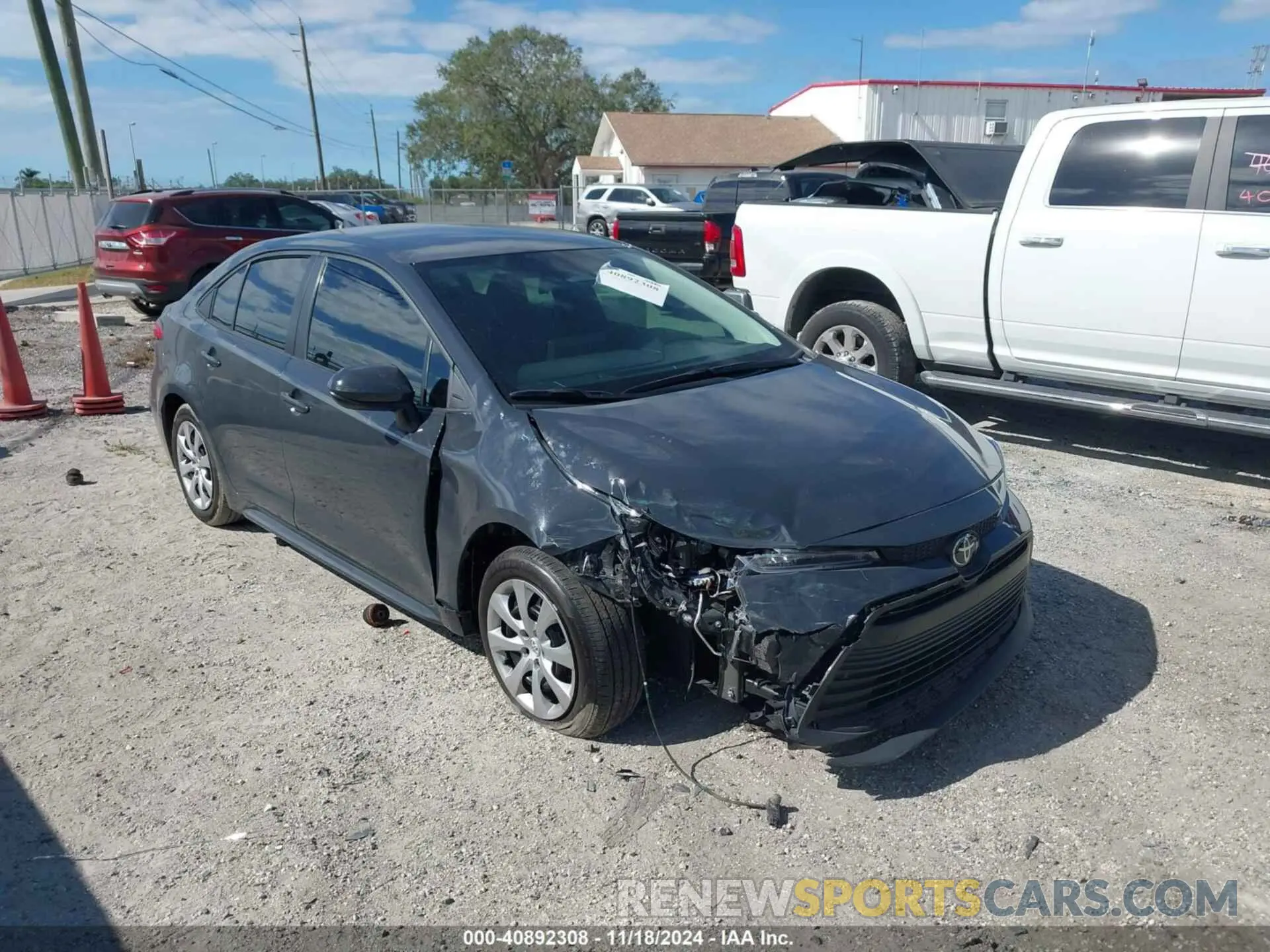 1 Photograph of a damaged car 5YFB4MDE1PP054420 TOYOTA COROLLA 2023