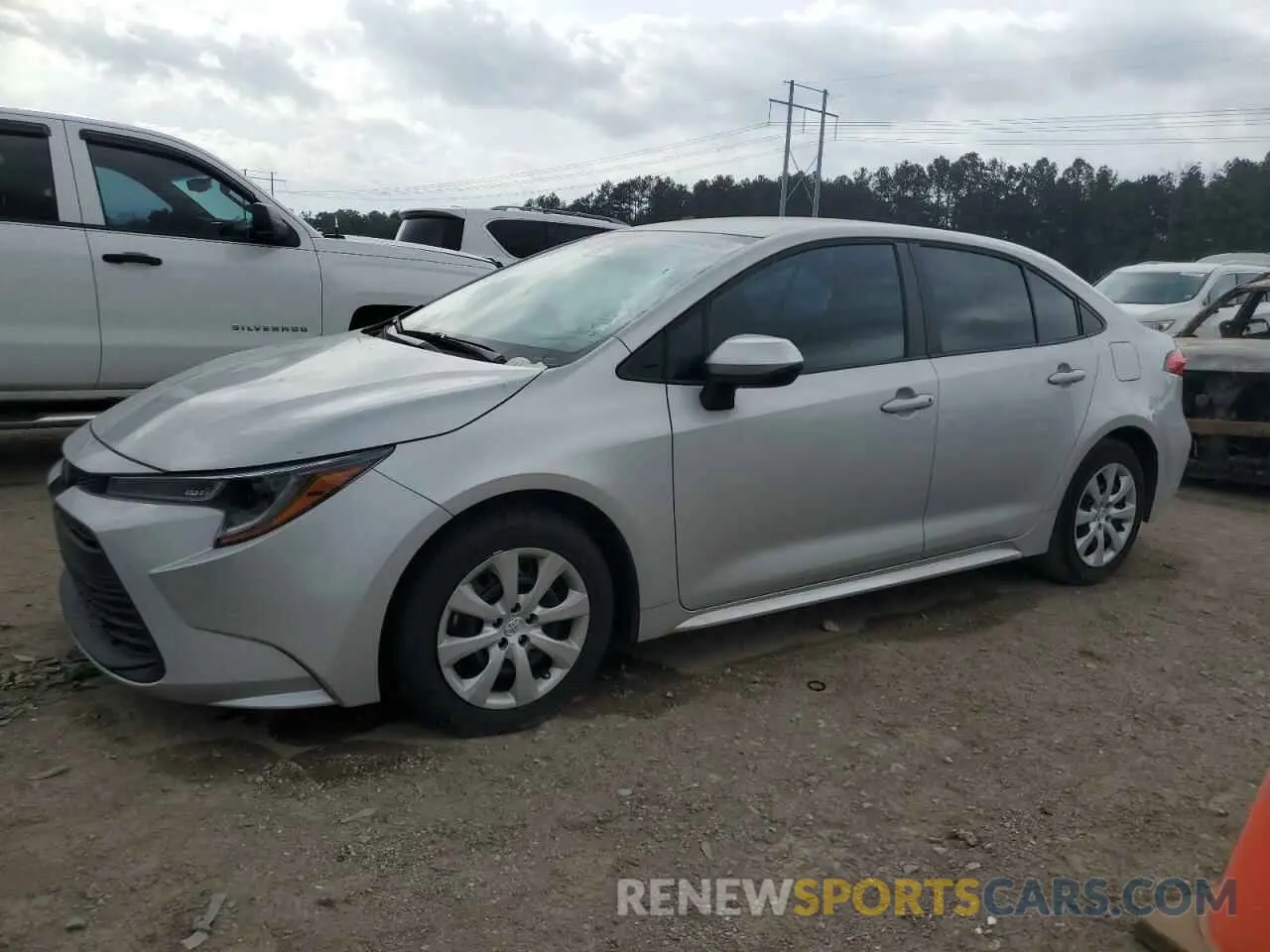 1 Photograph of a damaged car 5YFB4MDE1PP058192 TOYOTA COROLLA 2023