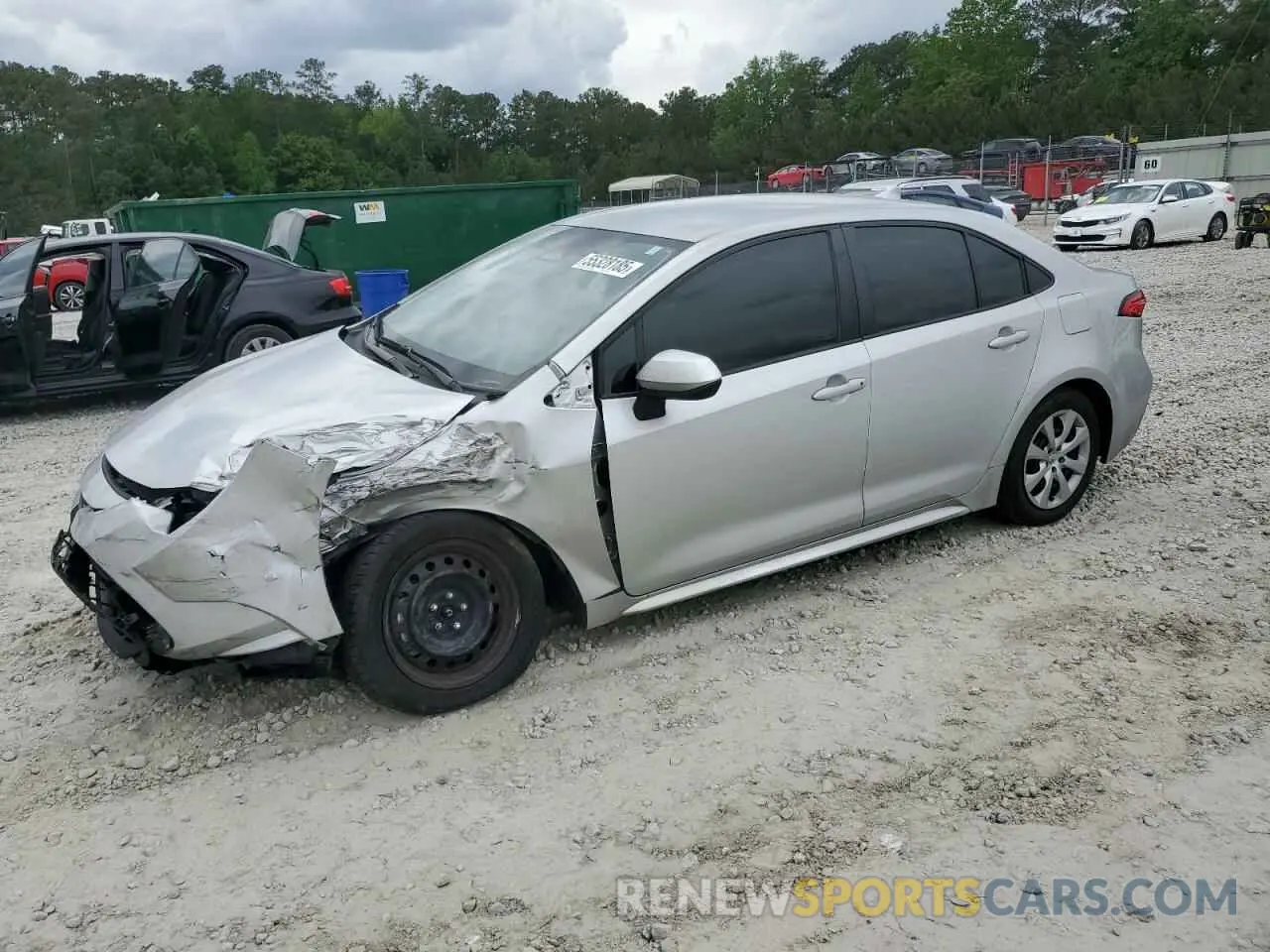 1 Photograph of a damaged car 5YFB4MDE1PP070407 TOYOTA COROLLA 2023