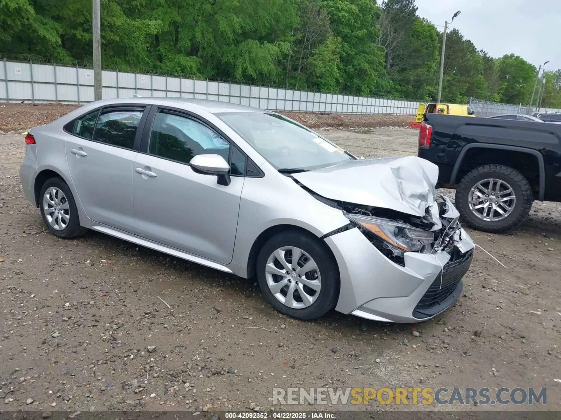 1 Photograph of a damaged car 5YFB4MDE1PP076126 TOYOTA COROLLA 2023
