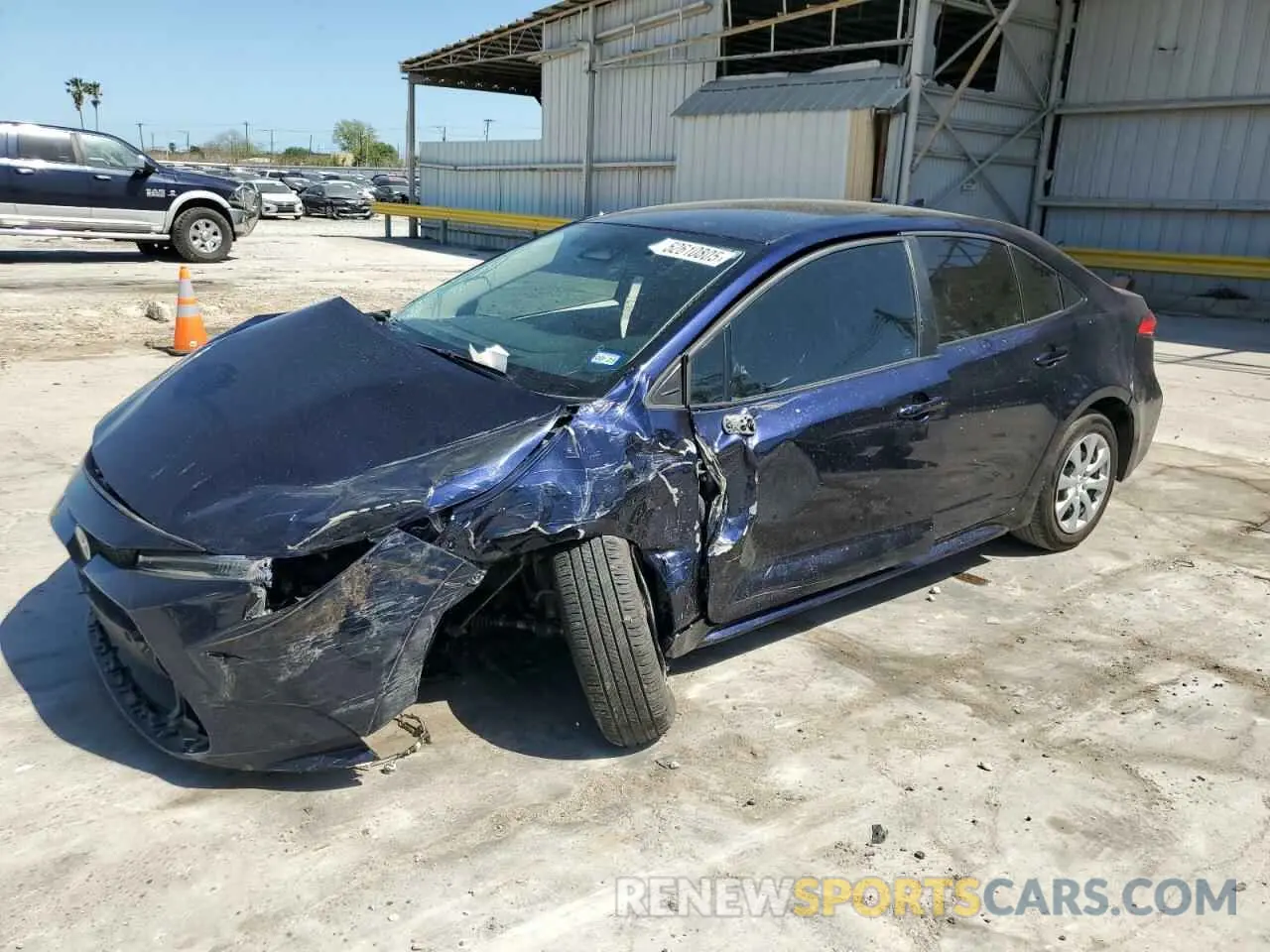 1 Photograph of a damaged car 5YFB4MDE1PP077549 TOYOTA COROLLA 2023