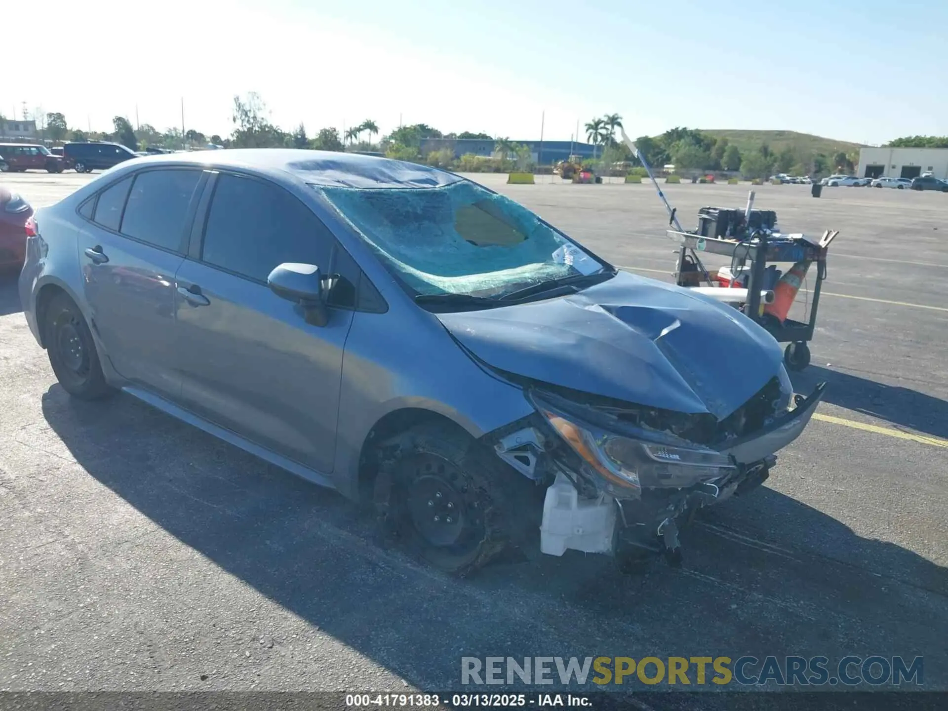 1 Photograph of a damaged car 5YFB4MDE1PP078748 TOYOTA COROLLA 2023