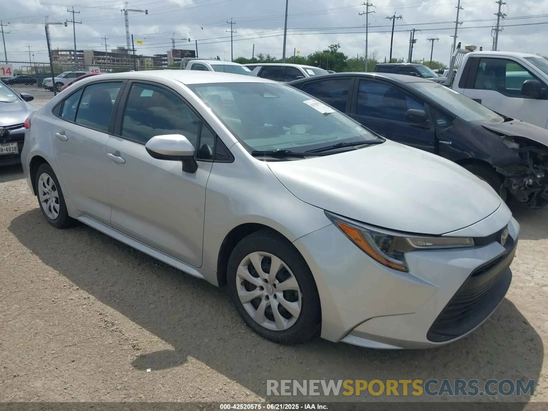 1 Photograph of a damaged car 5YFB4MDE2PP017134 TOYOTA COROLLA 2023