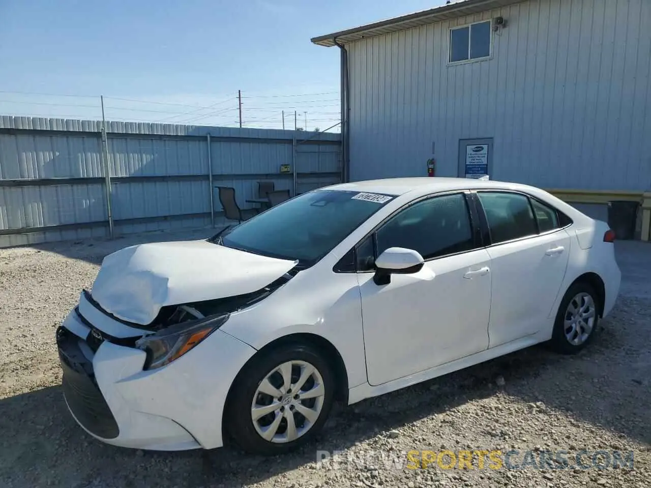 1 Photograph of a damaged car 5YFB4MDE2PP019806 TOYOTA COROLLA 2023