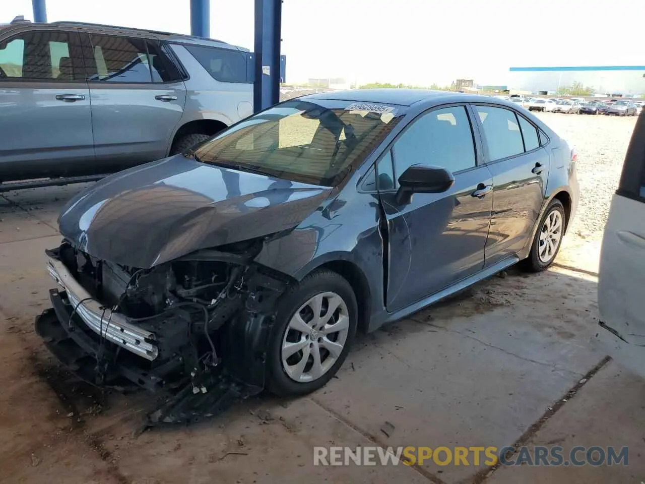1 Photograph of a damaged car 5YFB4MDE2PP023032 TOYOTA COROLLA 2023